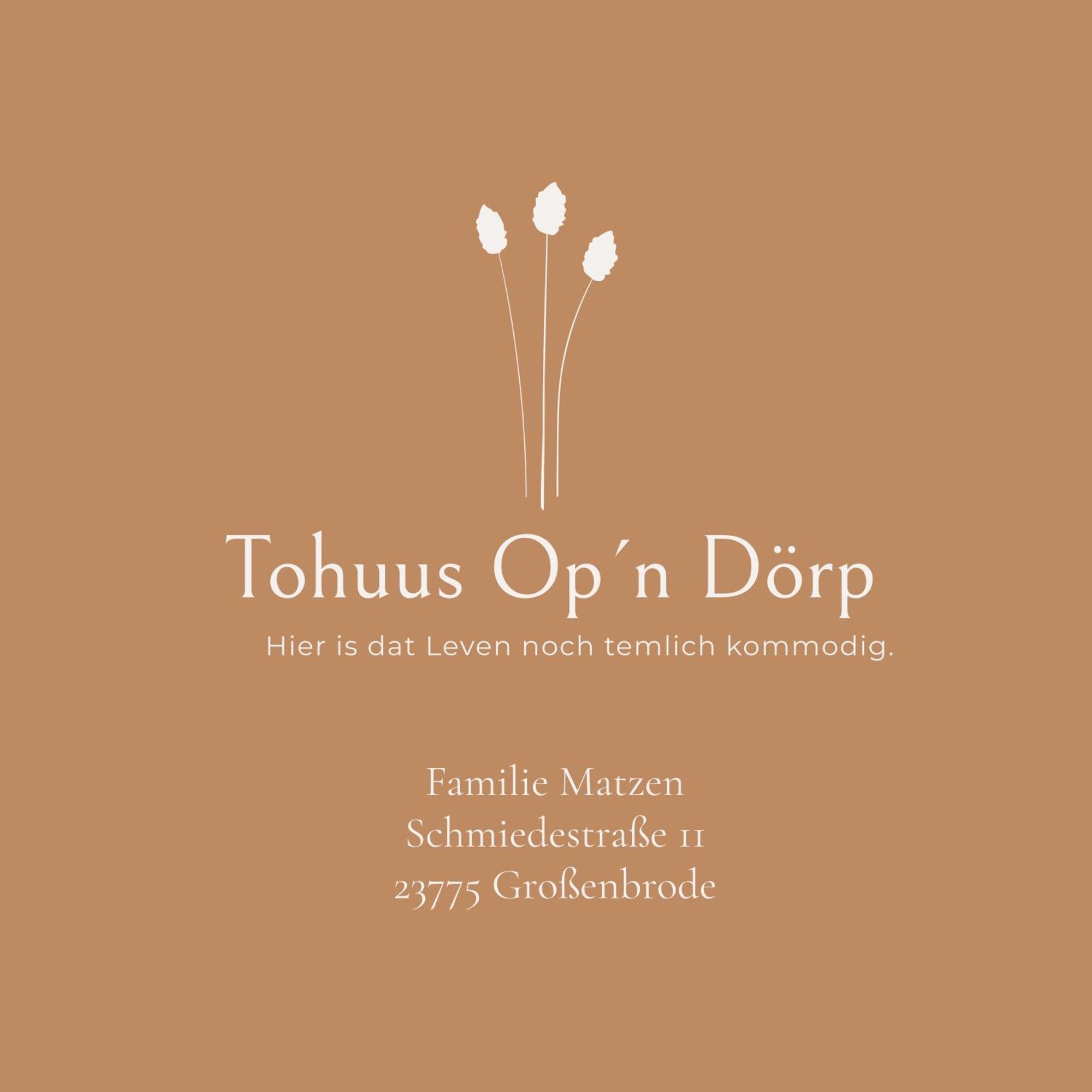 Tohuus Op'N Doerp Lägenhet Großenbrode Exteriör bild